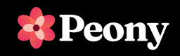 Peony wordmark logo